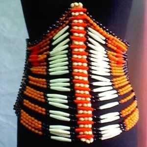LADIES Las Vegas Showgirl  Bead Corset